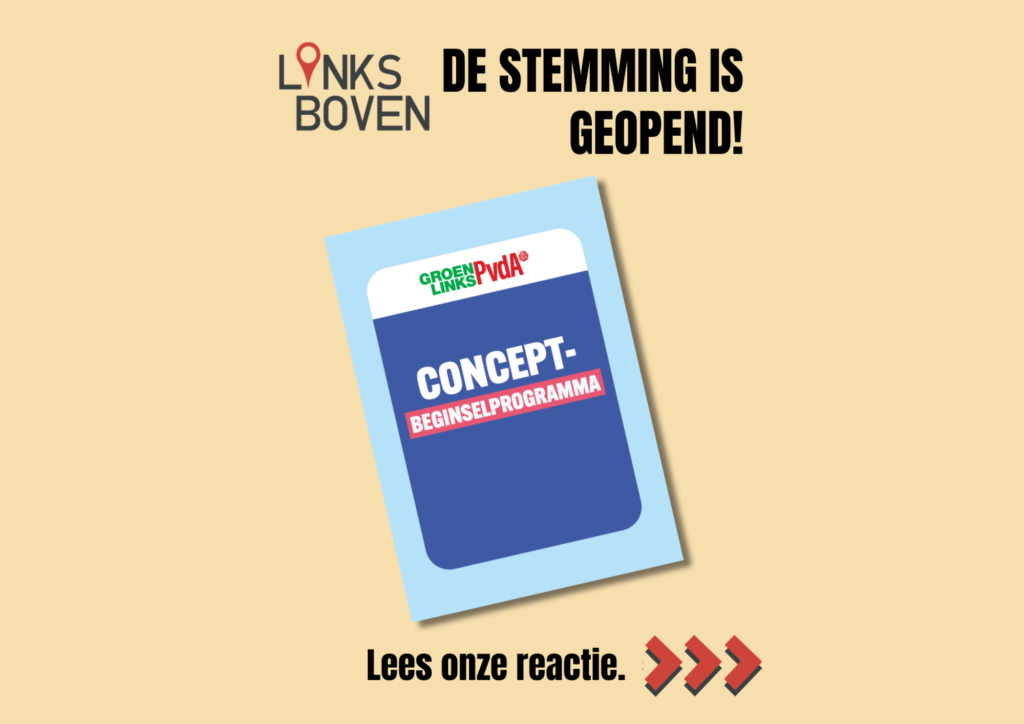 LinksBoven beginselel beginselprogramma GroenLinks-PvdA